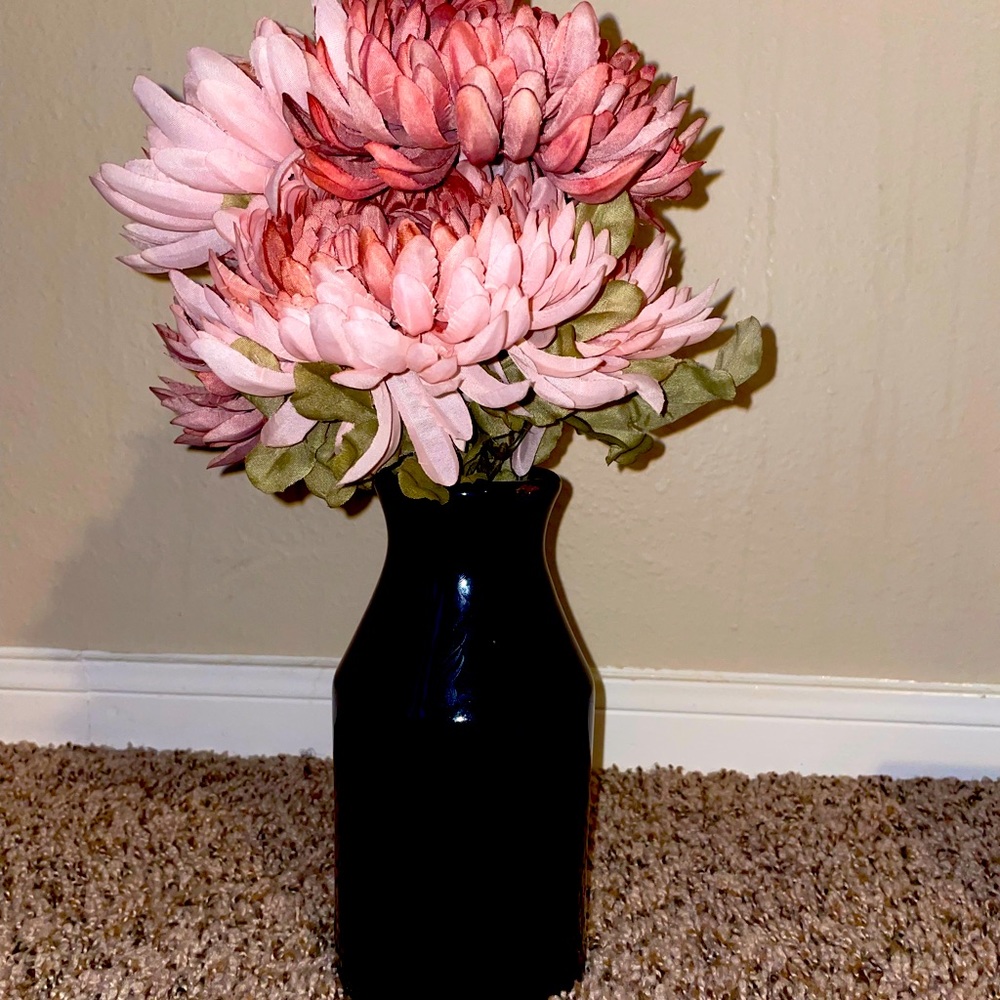 Blue Velvet Vase